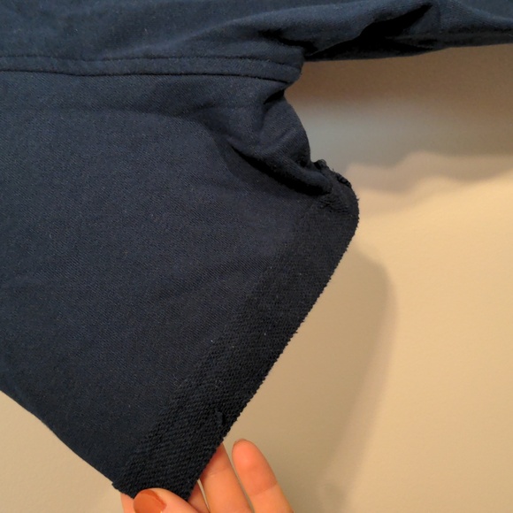 Under Armour Men's Medium Project Rock Hoodie Shirt Navy Blue - Picture 6 of 9